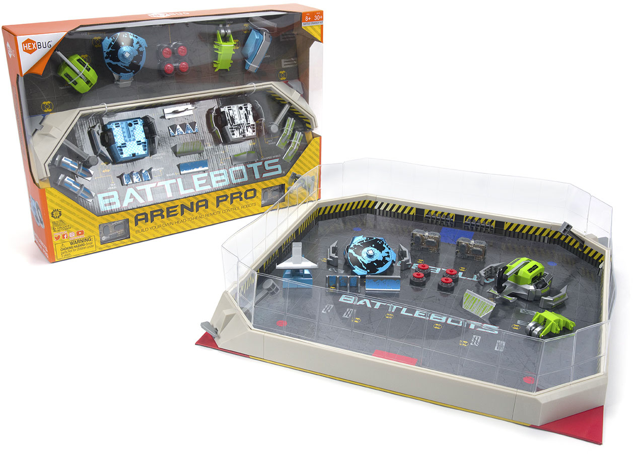 Blue / Red for sale online 4136395 HEXBUG Battlebots Battlebox Arena FX 