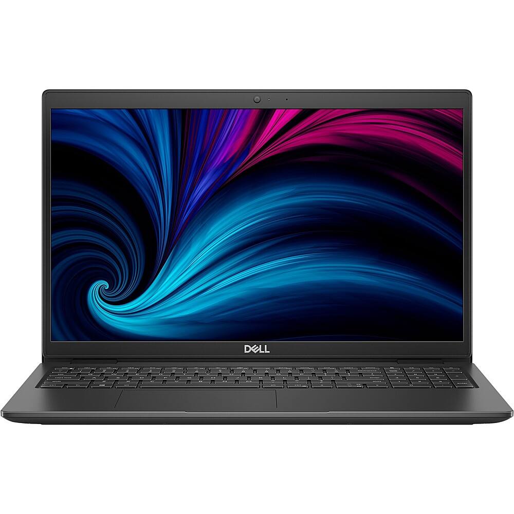 Front. Dell - Latitude 3000 15.6" Laptop - Intel Core i5 - 8 GB Memory - 256 GB SSD - Black.