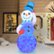 Alt View Zoom 15. Occasions 7 ft tall Swirling Lights Snowman Inflatable.