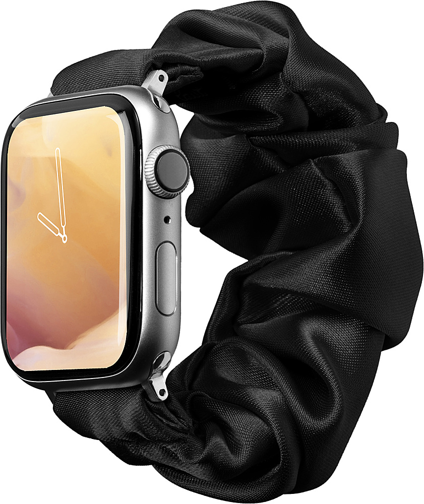 Angle View: LAUT - POP LOOP Band for Apple Watch 38mm, 40mm and Series 7, 41mm - Black Satin