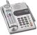 Angle Standard. Panasonic - 2.4GHz Cordless Phone with Talking Caller ID - Silver.