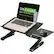 Front. Uncaged Ergonomics - Ergonomics WorkEZ Best Laptop Stand & Lap Desk - Black.