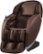 Left Zoom. Insignia™ - 2D Zero Gravity Full Body Massage Chair - brown with silver trim.