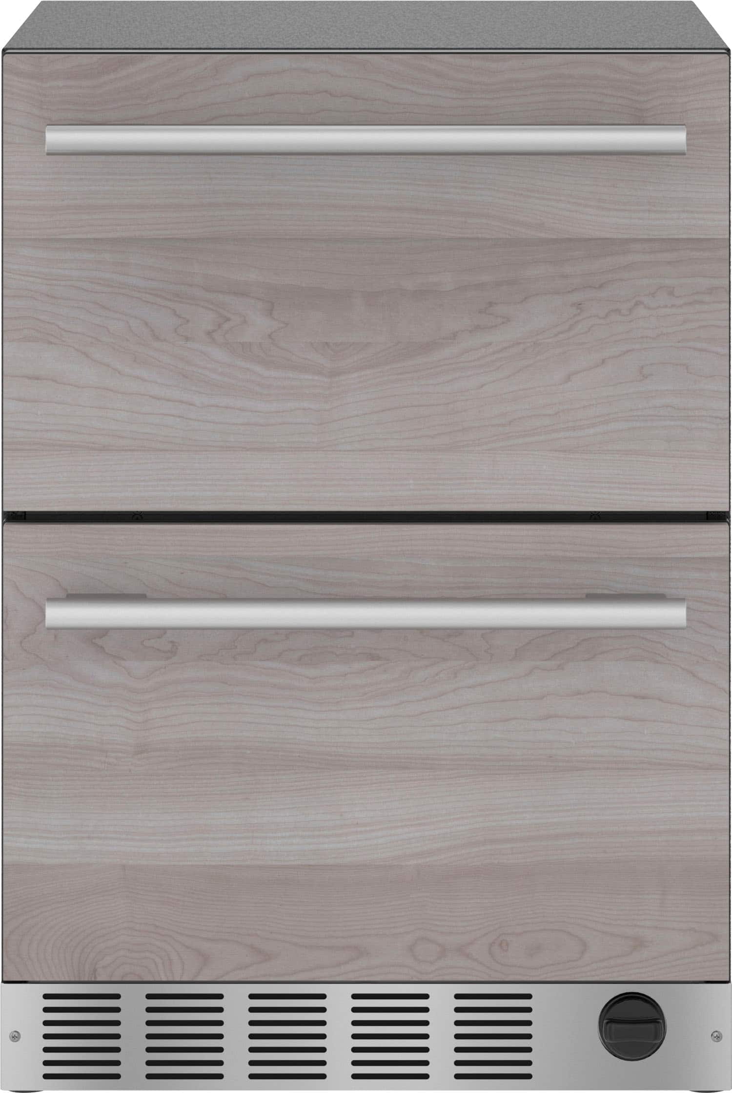 Thermador - 4.3 Cu. Ft. Built-In Double Drawer Under-Counter Refrigerator/Freezer - Custom Panel Ready - Front_Zoom