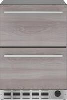 Thermador - 4.3 Cu. Ft. Built-in Double Drawer Under-Counter Refrigerator/Freezer - Custom Panel Ready - Front_Zoom