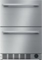 Front Zoom. Thermador - 4.3 Cu. Ft. Built-In Double Drawer Under-Counter Refrigerator/Freezer with Masterpiece Series Handle - Stainless Steel.