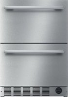 Thermador - 4.3 Cu. Ft. Built-In Double Drawer Under-Counter Refrigerator/Freezer with Masterpiece Series Handle - Stainless Steel - Front_Zoom