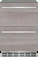 Thermador - 4.4 Cu. Ft. Built-in Double Drawer Under-Counter Refrigerator - Custom Panel Ready - Front_Zoom