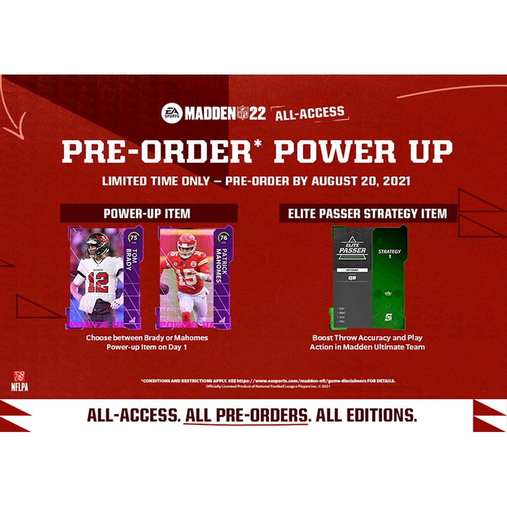 Best Buy: Madden NFL 22 Dynasty Edition Xbox One, Xbox Series S, Xbox  Series X [Digital] 12345