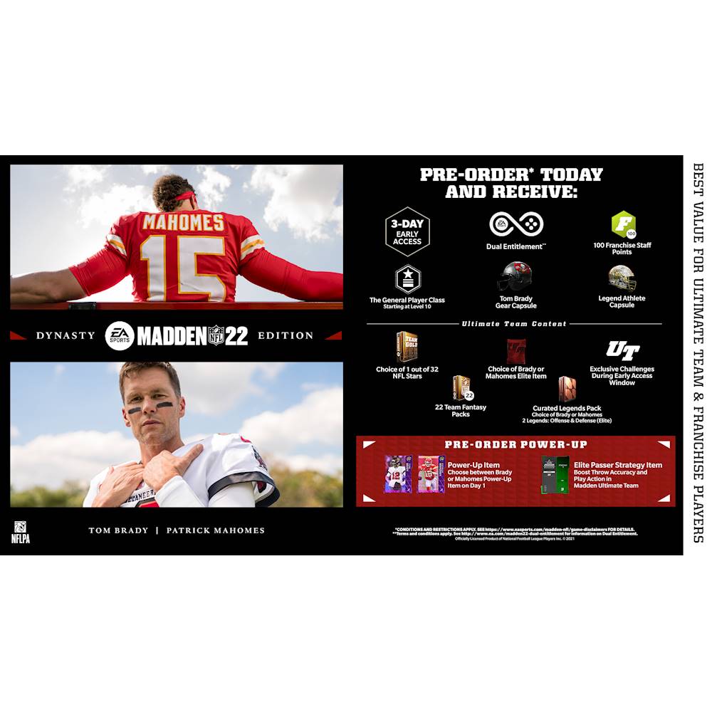 Best Buy: Madden NFL 22 Dynasty Edition Xbox One, Xbox Series S