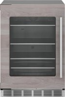 Thermador - 4.9 Cu. Ft. Built-In Under-Counter Glass Door Refrigerator, Left Hinged - Custom Panel Ready - Front_Zoom