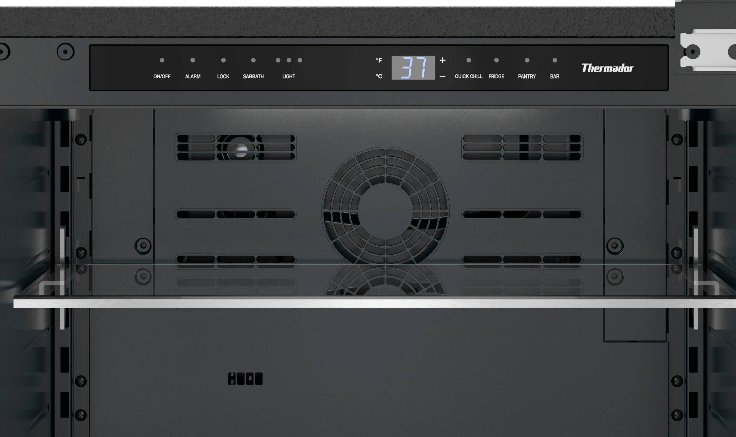 ON/OFF ALARM LOCK SABBATH LIGHT F C 37 + QUICK CHILL FRIDGE PANTRY BAR Thermador