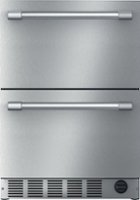 Thermador - Professional Series 4.4 Cu. Ft. Built-In Double Drawer Under-Counter Refrigerator - Stainless steel - Front_Zoom