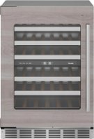 Thermador - Freedom Collection 41-Bottle Built-In Wine Refrigerator, Left Hinged - Custom Panel Ready - Front_Zoom