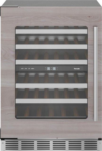 Thermador – 41-Bottle Built-In Wine Refrigerator, Left Hinged – Panel-ready