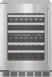 Thermador - Masterpiece Series 41-Bottle Built-In Wine Refrigerator - Stainless Steel - Front_Zoom