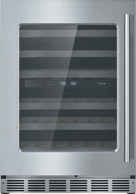 Thermador – Masterpiece Series 41-Bottle Built-In Wine Refrigerator – Stainless steel