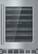 Front. Thermador - Masterpiece Series 41-Bottle Built-In Wine Refrigerator - Stainless steel.