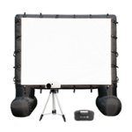 Alt View Zoom 11. Total HomeFX - 1800 Outdoor Theater Kit with 108" Inflatable Screen, including 40-Watt Bluetooth Speaker and Stand - Black.