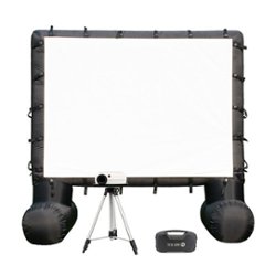 Total HomeFX - 1800 Outdoor Theater Kit with 108" Inflatable Screen, including 40-Watt Bluetooth Speaker and Stand - Black - Alt_View_Zoom_11