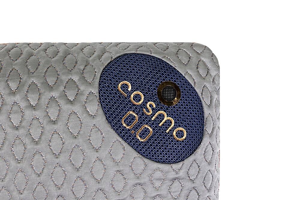 Left. Bedgear - Cosmo 0.0 Pillow (20x26) - Gray.