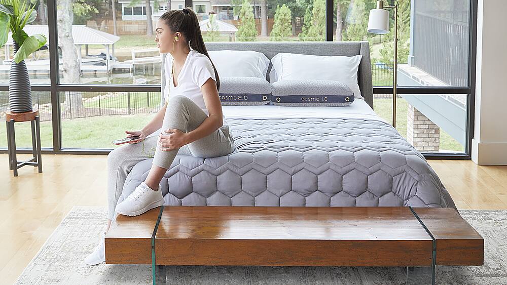Alt View 16. Bedgear - Cosmo 3.0 Pillow (20x 26) - Gray.