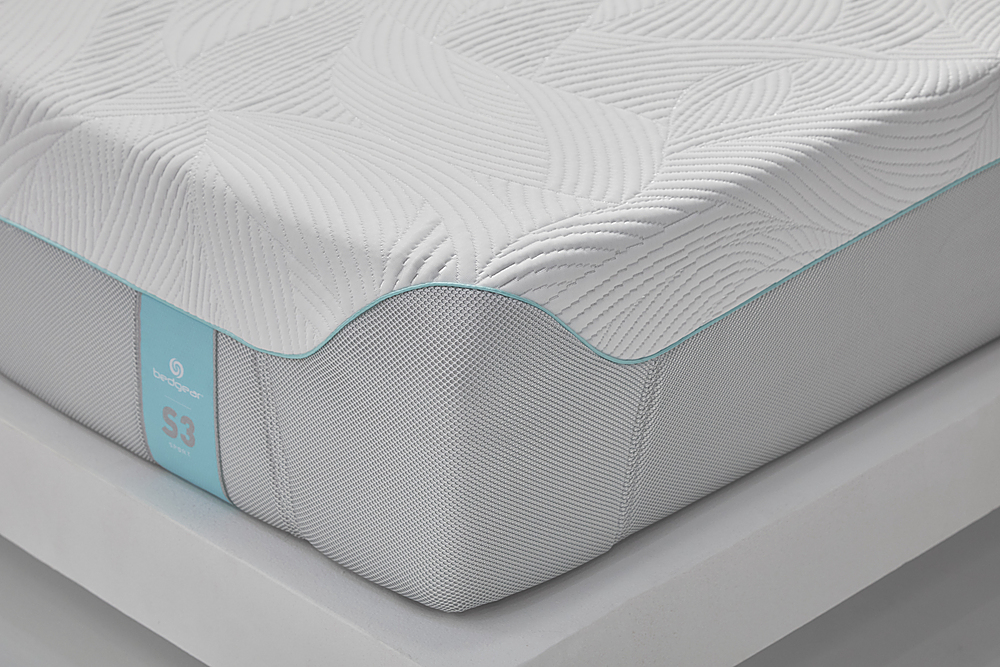 Left View: Bedgear - S3 Performance Mattress, Sport -Twin XL