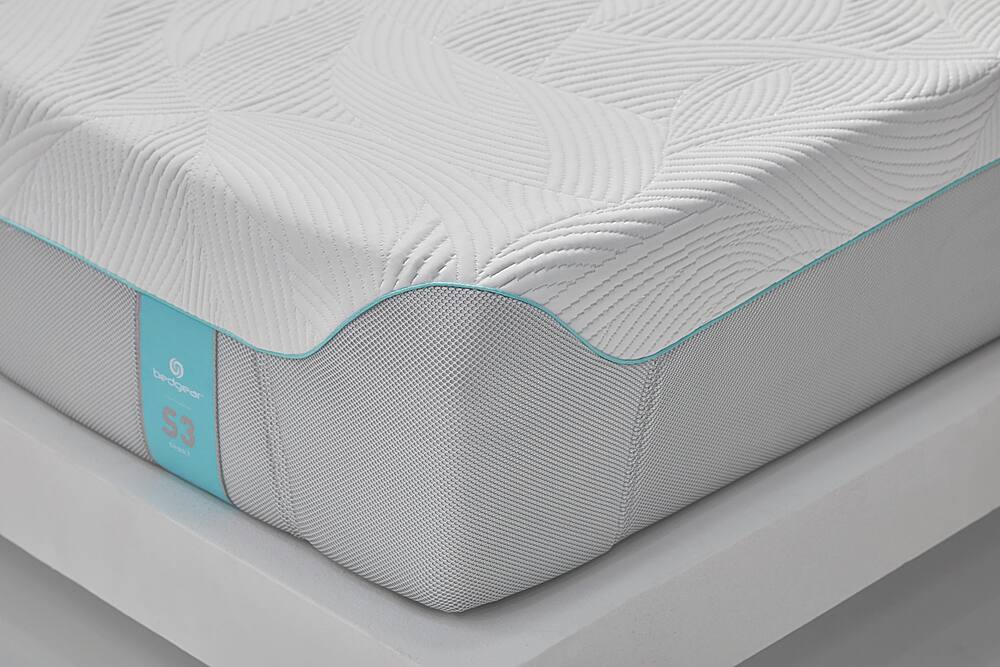 Left View: Bedgear - S3 Performance Mattress, Sport- Full