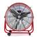 Alt View 19. VieAir - 24 Inch Commercial Floor Drum Fan - Red.