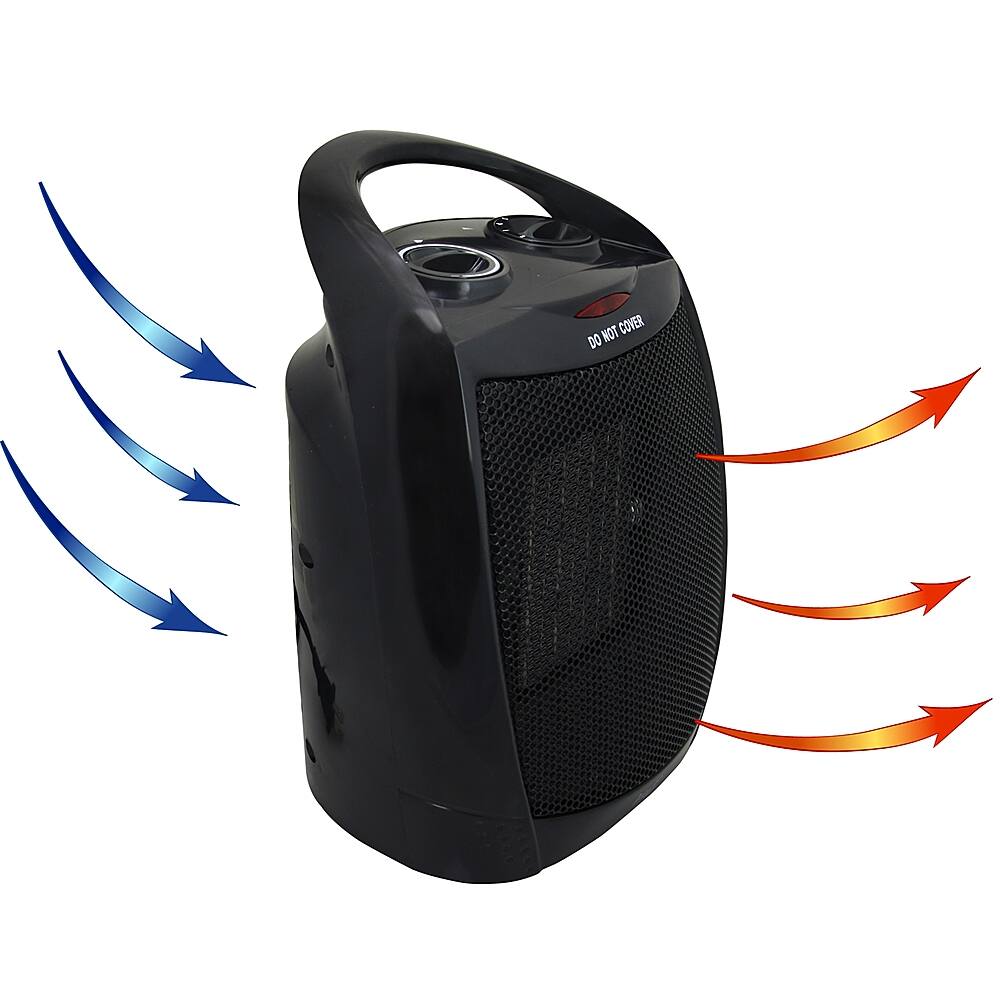 Best Buy VieAir Portable Heater Black 915100347M