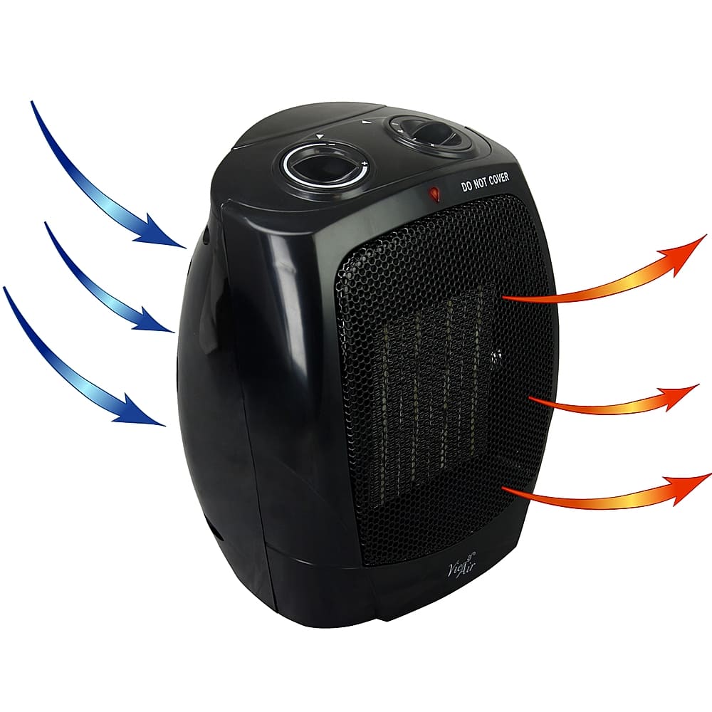 Best Buy VieAir Portable Heater Black 915100346M