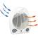 Alt View 13. VieAir - Portable Heater - White.