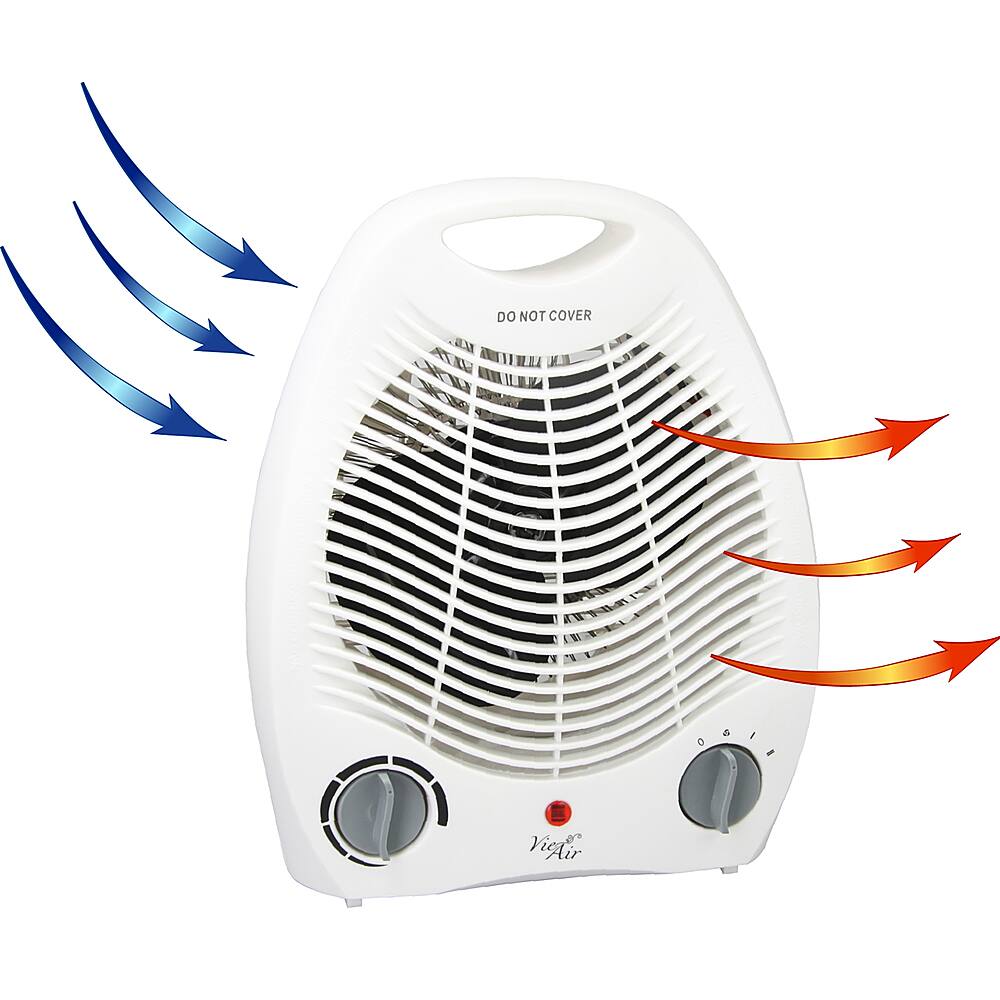 Alt View 13. VieAir - Portable Heater - White.