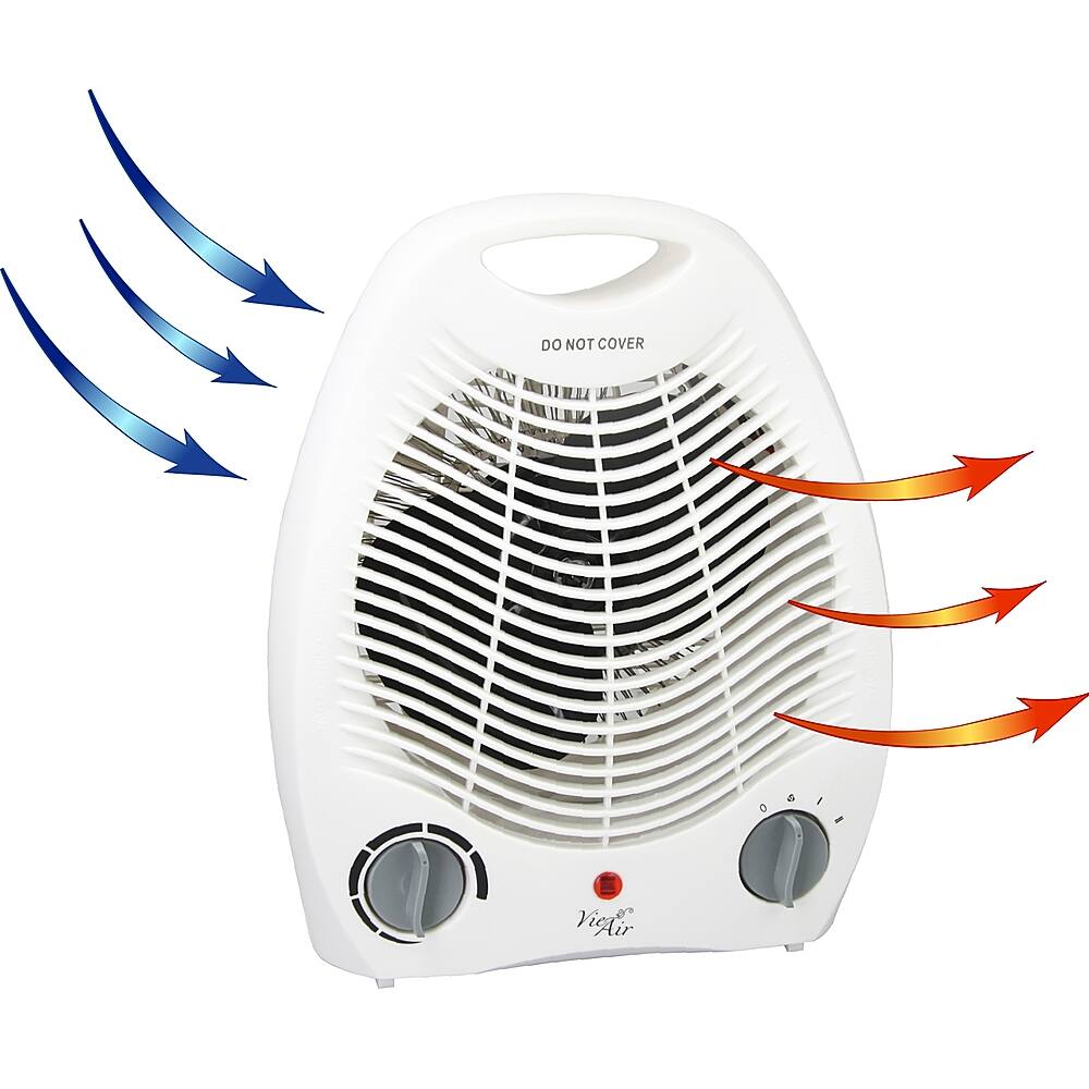 Alt View 14. VieAir - Portable Heater - White.