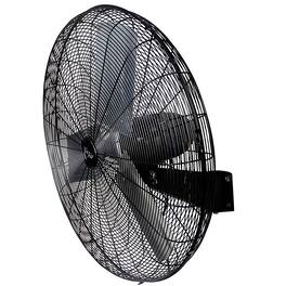 VieAir - 30 Inch 3-Speed Tilting Wall Mountable Oscillating Fan - Black