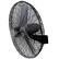 Front. VieAir - 30 Inch 3-Speed Tilting Wall Mountable Oscillating Fan - Black.