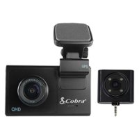 Cobra - SC 200 / FV-CV1 Bundle Dual-View Smart Dash Cam with Cabin-View Accessory Camera - Front_Zoom