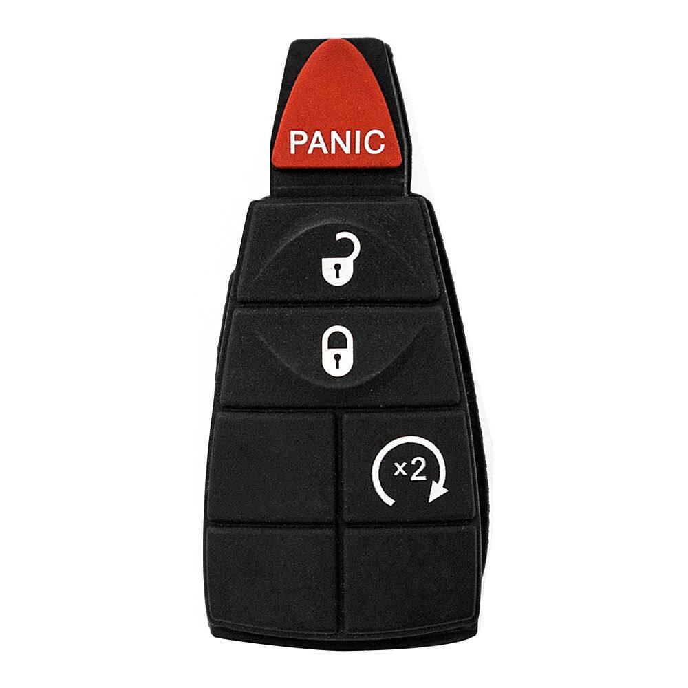 Alt View 11. Car Keys Express - Chrysler, Dodge, and Jeep Simple Key - 3 Button Fobik with Emergency Key Insert.