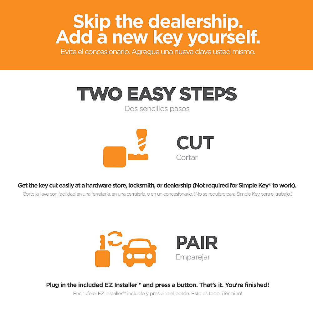 Alt View 12. Car Keys Express - Nissan Simple Key - 4 Button Smart Key Remote with Trunk.