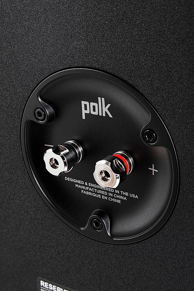 Alt View 16. Polk Audio - Polk Reserve Series R600 Floorstanding Tower Speaker, New 1" Pinnacle Ring Tweeter & Dual 6.5" Turbine Cone Woofers - Black.