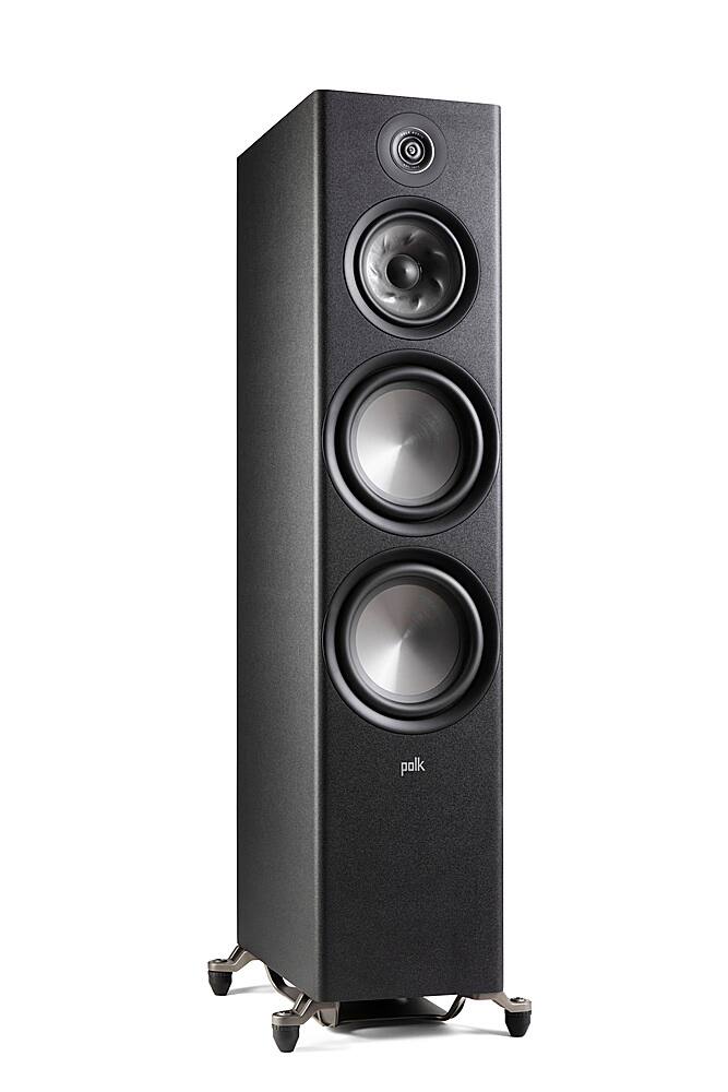 Alt View 17. Polk Audio - Polk Reserve R700 Tower Speaker, 1" Pinnacle Ring Tweeter, Dual 6.5" Turbine Cone Woofers & Dual 8" Long-Throw Drivers - Black.