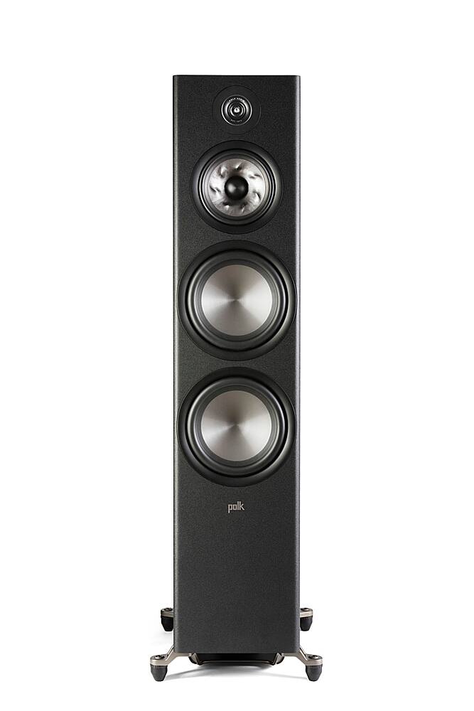 Alt View 19. Polk Audio - Polk Reserve R700 Tower Speaker, 1" Pinnacle Ring Tweeter, Dual 6.5" Turbine Cone Woofers & Dual 8" Long-Throw Drivers - Black.