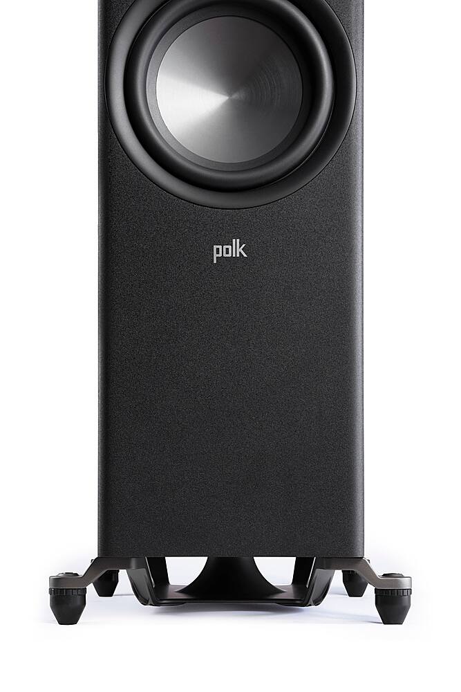 Left. Polk Audio - Polk Reserve R700 Tower Speaker, 1" Pinnacle Ring Tweeter, Dual 6.5" Turbine Cone Woofers & Dual 8" Long-Throw Drivers - Black.