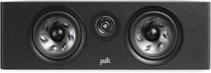 Polk Audio - Polk Reserve Series R400 Large Center Channel Loudspeaker, New 1" Pinnacle Ring Tweeter & Dual 6.5" Turbine Cone Woofers - Black - Front_Zoom