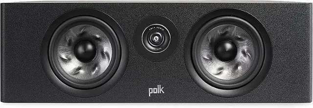 Front. Polk Audio - Polk Reserve Series R400 Large Center Channel Loudspeaker, New 1" Pinnacle Ring Tweeter & Dual 6.5" Turbine Cone Woofers - Black.