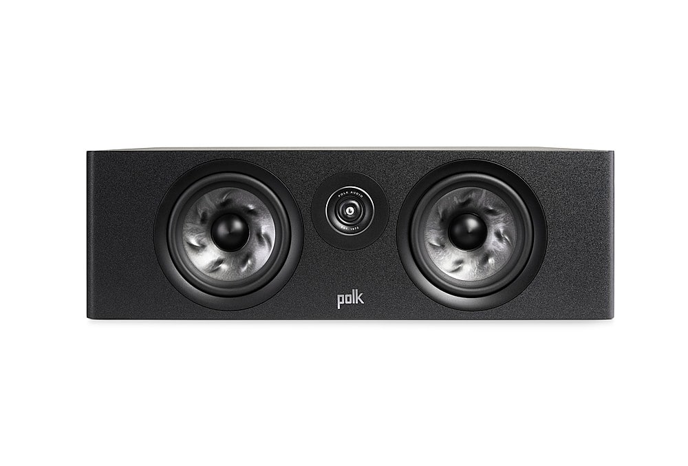 Alt View 16. Polk Audio - Polk Reserve Series R400 Large Center Channel Loudspeaker, New 1" Pinnacle Ring Tweeter & Dual 6.5" Turbine Cone Woofers - Black.