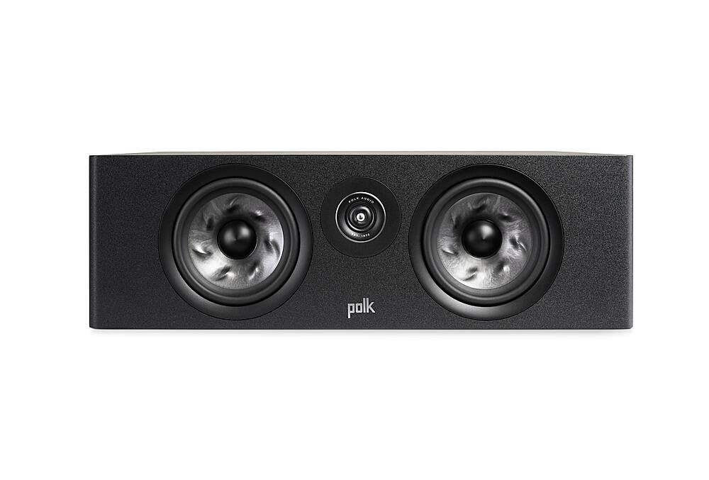 Alt View 16. Polk Audio - Polk Reserve Series R400 Large Center Channel Loudspeaker, New 1" Pinnacle Ring Tweeter & Dual 6.5" Turbine Cone Woofers - Black.