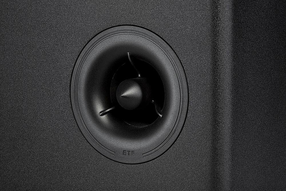 Left. Polk Audio - Polk Reserve Series R400 Large Center Channel Loudspeaker, New 1" Pinnacle Ring Tweeter & Dual 6.5" Turbine Cone Woofers - Black.