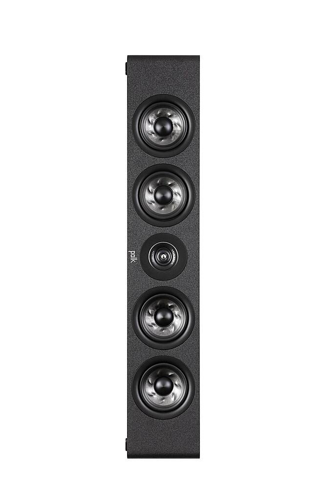 Alt View 13. Polk Audio - Polk Reserve R350 Left/Right/Center Surround Speaker, New 1" Pinnacle Ring Tweeter & Four 4" Turbine Cone Woofers - Black.