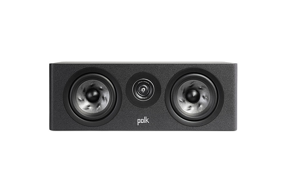 Alt View 15. Polk Audio - Polk Reserve Series R300 Compact Center Channel Speaker, New 1" Pinnacle Ring Tweeter & Dual 5.25" Turbine Cone Woofers - Black.
